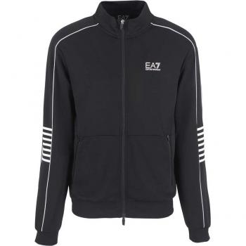 EA7 Full Zip Felpa Core Identity Nero-Bianco 3XL