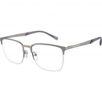 Emporio Armani homme EA1151 3303 Montures optiques Métal Gris Transparent Oreiller Normale