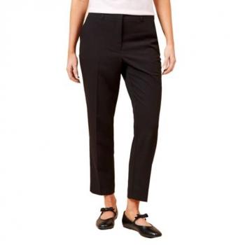 Slim‑Ankle Grazer Trousers for Women – Black, 16