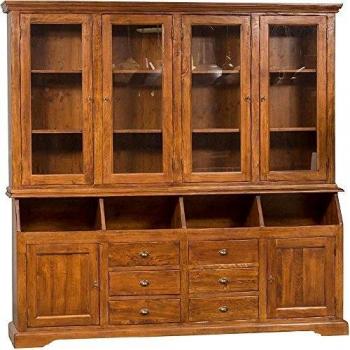 Bibliothèque Vintage en Bois de Tilleul