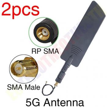 Antena EOTH 5GHz 12dBi con conector SMA macho y cable IPX hembra