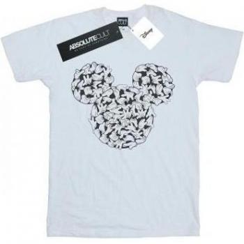 T‑shirt Disney Silhouette de Main Noire