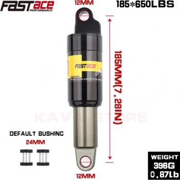 Bicicleta Montaña HLT-100 Fastace 185 mm, Shock de 1000 lbs, Aluminio de Aleación