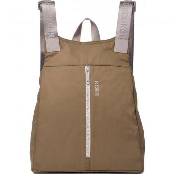Mochila KCB antirrobo vegana en color kaki