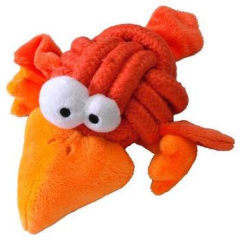 Coockoo Bobble Hundespielzeug Knoten orange, 8,5 cm