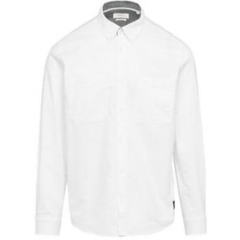 S.Oliver Langarmhemd Regular Fit: Baumwollhemd mit Button-Down-Kragen Waschung