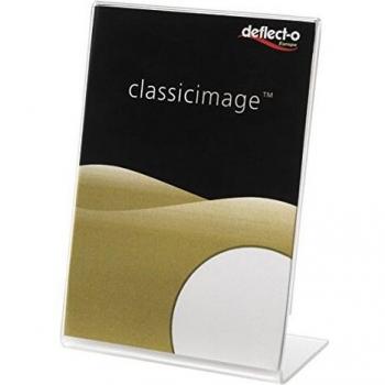Expositor vertical en forma L poliestireno 60x90 mm. Deflecto 480801