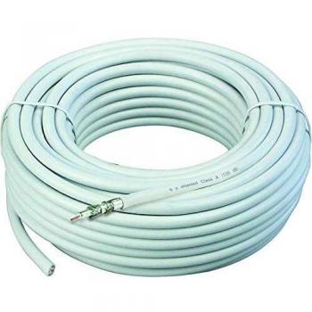 Cables coaxiales Schwaiger (10 m, 4-Compartimento, 135 db) Blanco