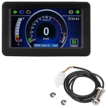 Affichage LCD Moto Universal 1,2,4 Cylindres Noir