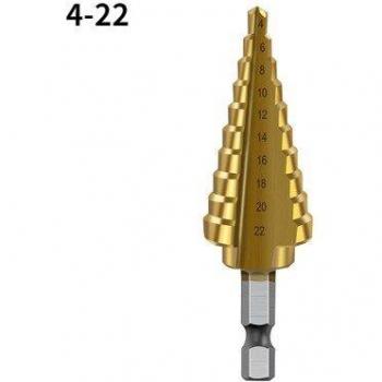 HSS Cone Drill Bit Titanium Coated 3-12mm