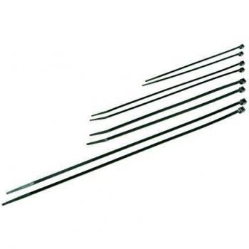 Fixations en plastique Elematic 200×2,6 mm – Lot 100 – Noir (5307C)