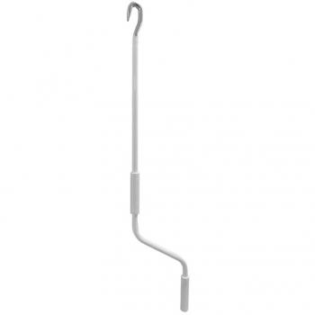 Micel TLD10 50‑cm Awning Bracket in White – Compact Edition