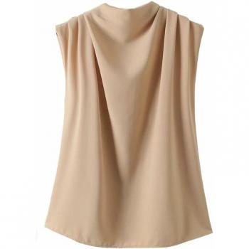 VGH Women's Minimalist Stand Collar Shirt