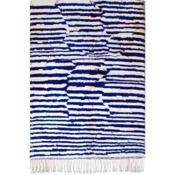 AFK Living Tapis Berbère Bleu – Marocien Bahia, 160 x 230 cm