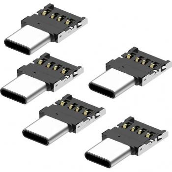 Conector USB‑C a USB 2.0 Compacto (5 uds)