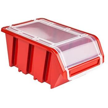 Conteneur Polyéthylène Rouge 160×230×120 mm – Kit 10