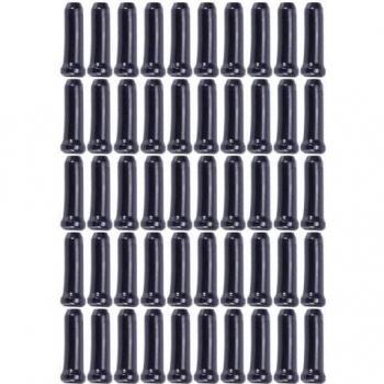 Pack de 50 embouts pour câbles de vélo en aluminium