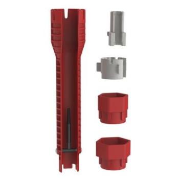 Tubo Chiave Multiuso con Set di Adattatori