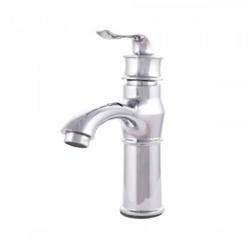 Robinet Lavabo GREENICE QLI‑FA‑7785 Laiton/Zinc Chromé Eau Chaude & Froide