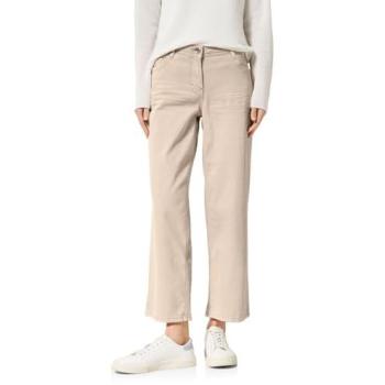 CECIL Damen Jeans Beige Eleganz