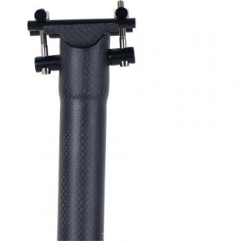 Tija de sillín de fibra de carbono ELITA ONE, 138g, mate, para bicicleta de montaña