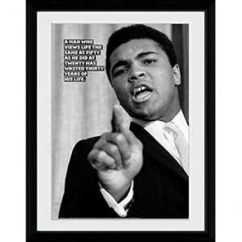 Stampa in Cornice 30x40 cm. Muhammad Ali Life