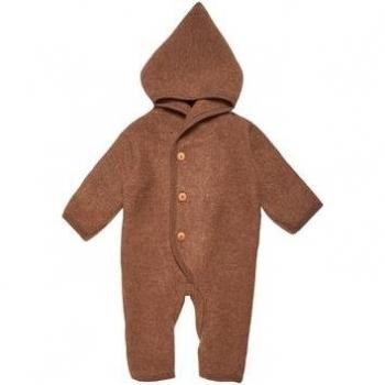 HUTTEliHUT Babyjacke BILLIE Button Wolle Fleece Karamell