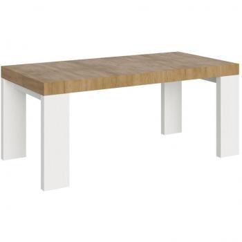 Table de salle à manger extensible RIBO 180‑440 cm bois clair