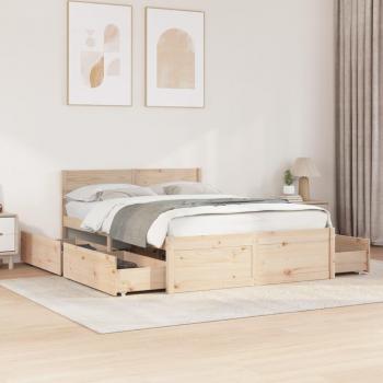 VidaXL 120x200 cm Bed Frame without Mattress