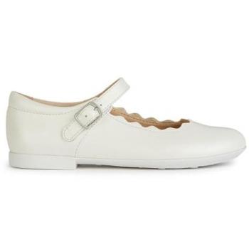 Ballerine Géométrique Geox J4555C 00044 C1000 Blanc – Fille
