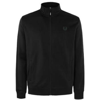 Gianmarco Venturi Men’s Black Cotton Zippered Pullover XL