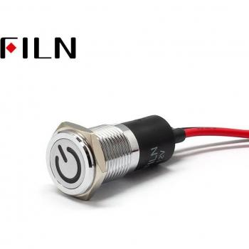 FILN 14mm 12V LED Dashboard Light with 20cm Cable