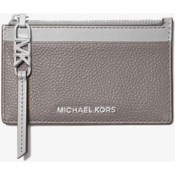 Cartera compacta Michael Kors para mujer – piel granulada con cremallera