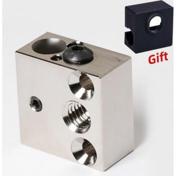 MK8/Ender‑3 Brass Heater Block – CR10 Style J‑Head Hotend Assembly