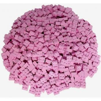LEGO Accessori: 50 Pietre Rosa 2x2 – Variante 3003