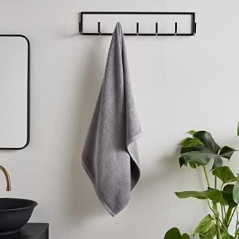 Catherine Lansfield Ultra‑Soft Fast‑Dry Towel, Grey