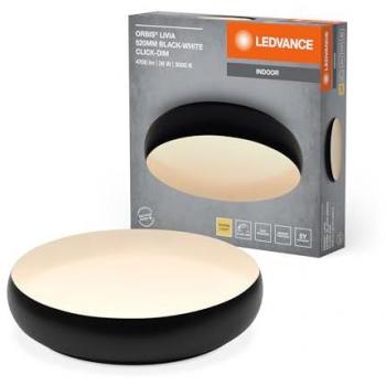 Ledvance Orbis Livia Deckenleuchte – Metallring, 36 W, 2400 lm, 3000 K, 520 mm, 830 lux warmweiß