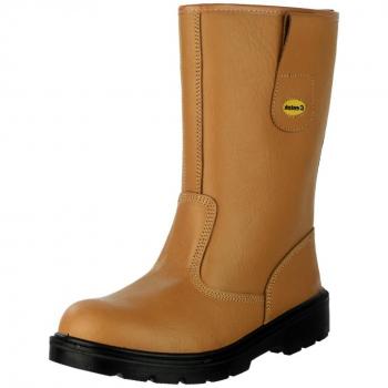 FS334 Centek Men's Safety Rigger Work Boot – Tan, 5