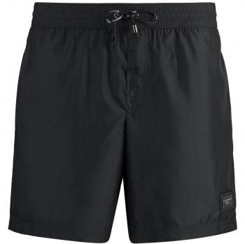 Dolce & Gabbana Beachwear male Black Size: S Black Sea Clothing with 98% Cotton
