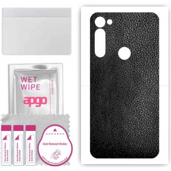 Fogli protettivi APGO – Retro Moto G Stylus Pro stile pelle nera