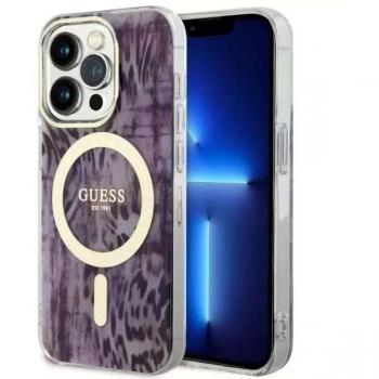 Guess MagSafe Hülle Leopard für iPhone 14 Pro Max