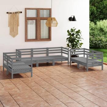 Conjunto de Móveis de Jardim VidaXL 7 Peças Pinho