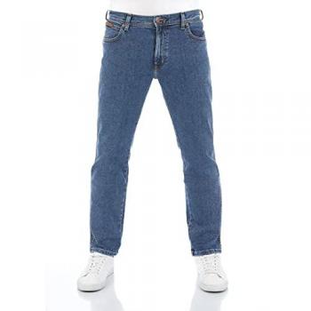 Wrangler Texas Slim Stonewash Men's Jeans with Stretch