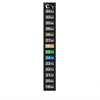 Dual Scale Fish Tank Temperature Sticker