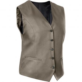 JOBELINE Damen-Weste; Bistro-Design; Größe 40; taupe