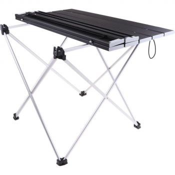 Table pliante pour extérieur en aluminium avec sac inclus