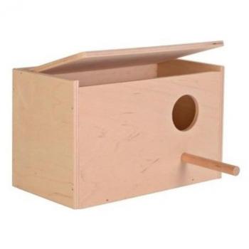 Nido Agapornis Horizontal de Madera 22x15x14 cm
