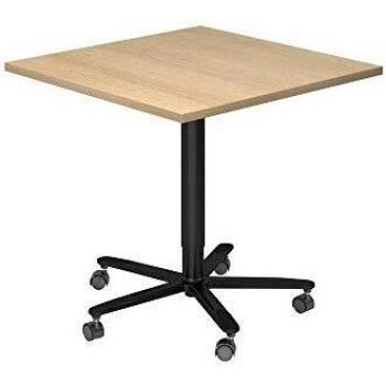 Tisch VST/88/E/D Ø 100 cm Eiche/schwarz
