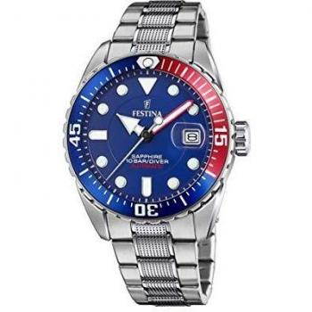 Festina F20480/1 Herren Blau Automatik Uhr