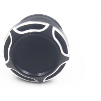 Black Chrome Gas Cap Cover for Harley Heritage Softail Sportster XL1200 883 Touring